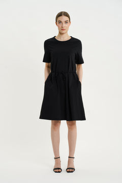 Ofelia Organic Cotton Dress Black