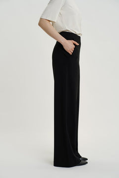 Leia Wide Pants Black - IVALO.COM