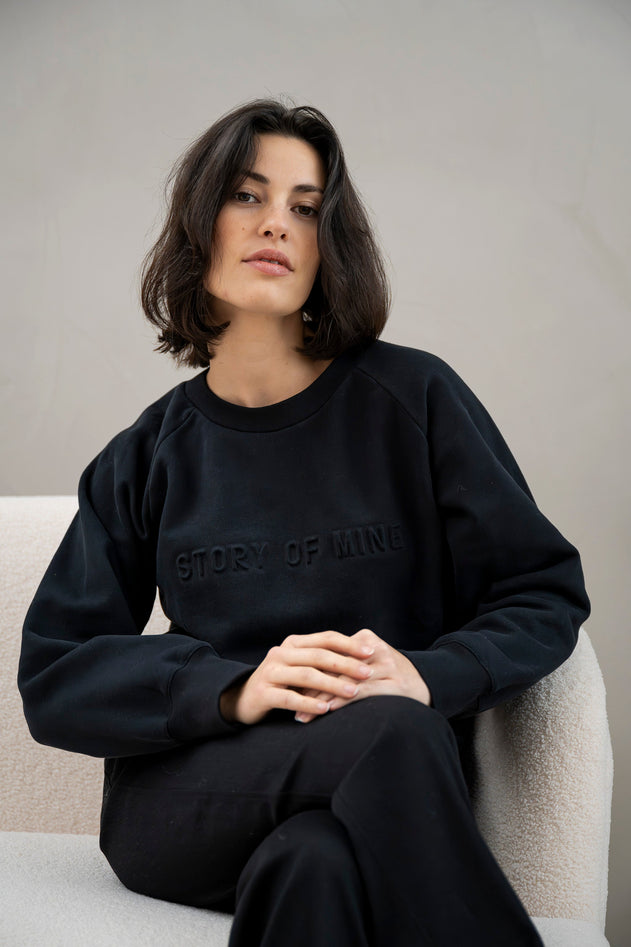 Story Of Mine Sweatshirt Black