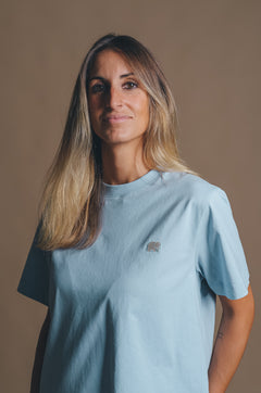 Women's Organic Essential T-Shirt Blue Fog