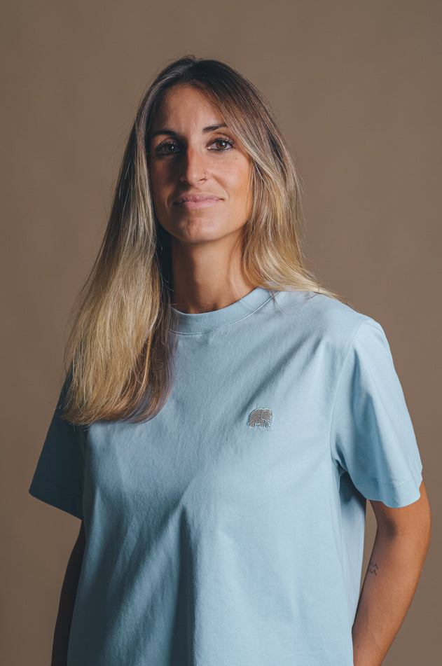 Women's Organic Essential T-Shirt Blue Fog