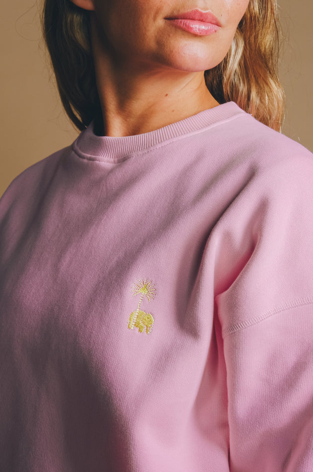Antonyo Marest x Trendsplant Essential Oversized Sweater Gum Pink