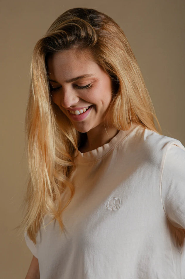 Women’s Essential Pigment T-Shirt Buttercream