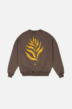 Women’s Pigment Oversized Midweight Sweater Palmeral Desert Palm