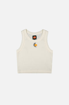 Women’s Pigment Rib Tank Areca Ecru