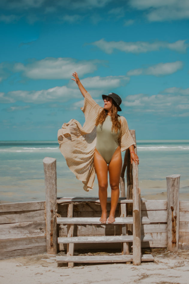 Sole Linen Beach Dress Sand