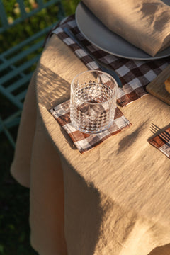 2-Pack Linen Coasters