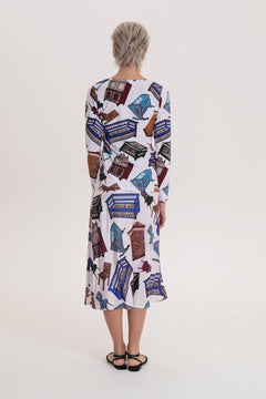 Cabernet Bias Cut Skirt Furniture White