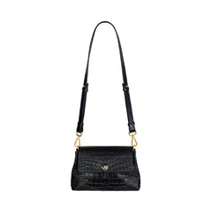 Mini Flap Bag No. 802 Croco Black