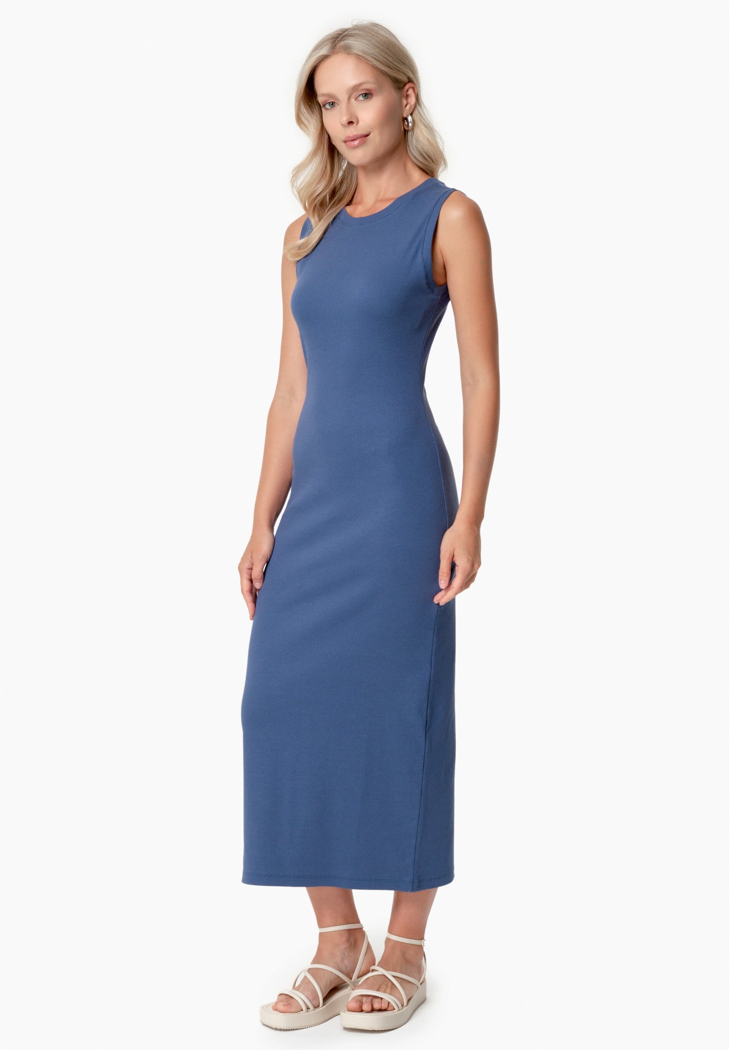 Durru Dress Light Navy