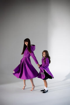 Fuchsia Coat for Girls Daring Fuchsia