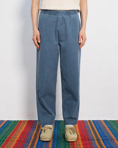 Wide Pants Washed Denim