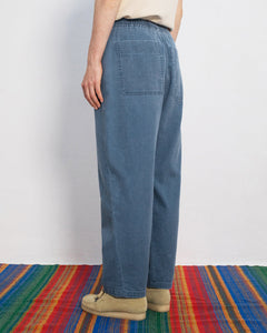 Wide Pants Washed Denim