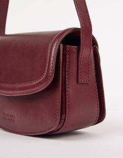 Kendalini Bag Classic Leather Dark Cherry