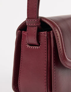 Kendalini Bag Classic Leather Dark Cherry