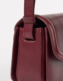 Kendalini Bag Classic Leather Dark Cherry