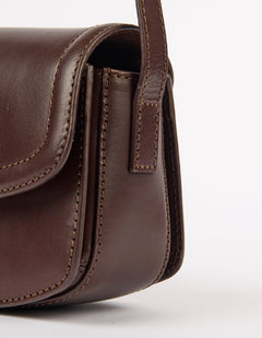 Kendalini Bag Classic Leather Chocolate Brown