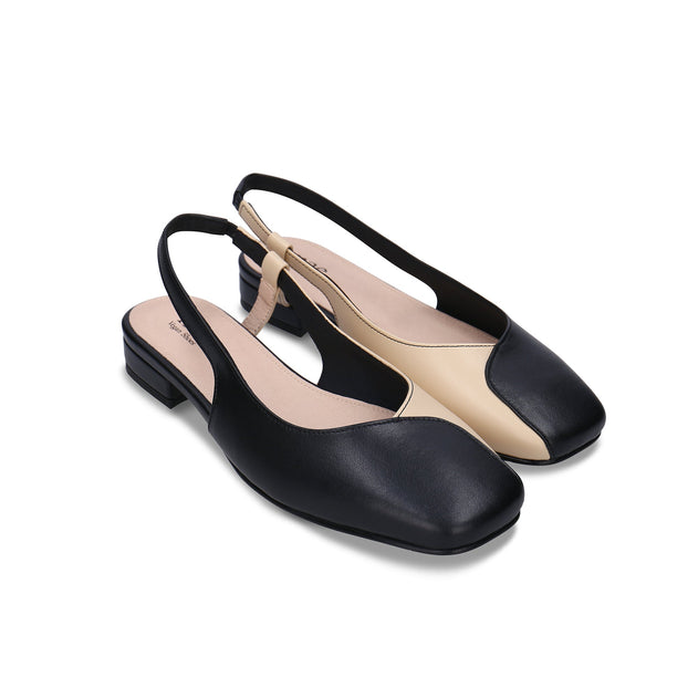 Diana Flats Black/Beige