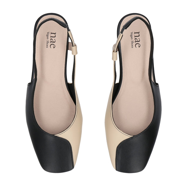 Diana Flats Black/Beige
