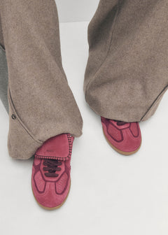 Tb.490 Club Leather Sneakers Suede Raspberry