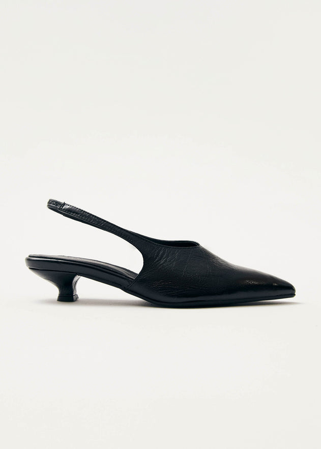 Eros Leather Pumps Black