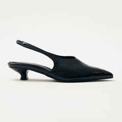 Eros Leather Pumps Black