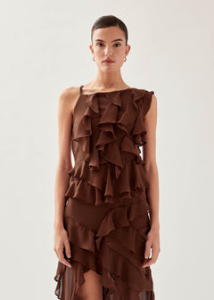 Isabelle Maxi Dress Brown