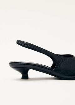 Eros Leather Pumps Black