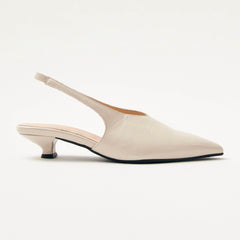 Eros Leather Pumps Cream