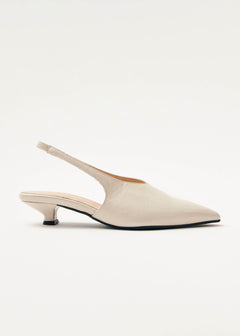 Eros Leather Pumps Cream