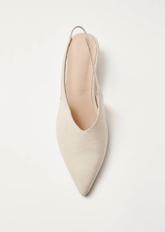 Eros Cream Leather Pumps