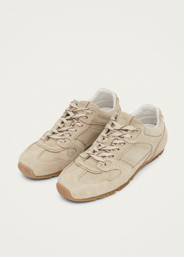 Tb.56 Leather Sneakers Suede Cream