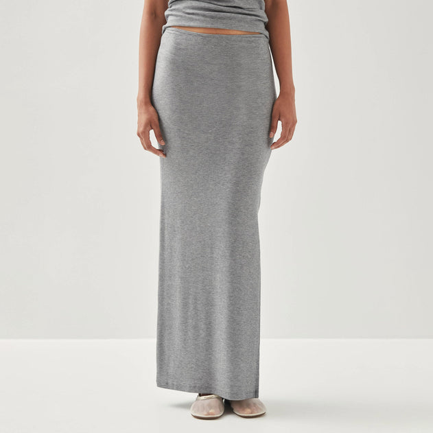 Perla Skirt Grey Melange