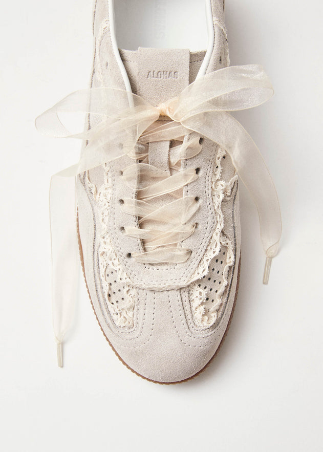 Tb.490 Leather Sneakers Crochet Cream