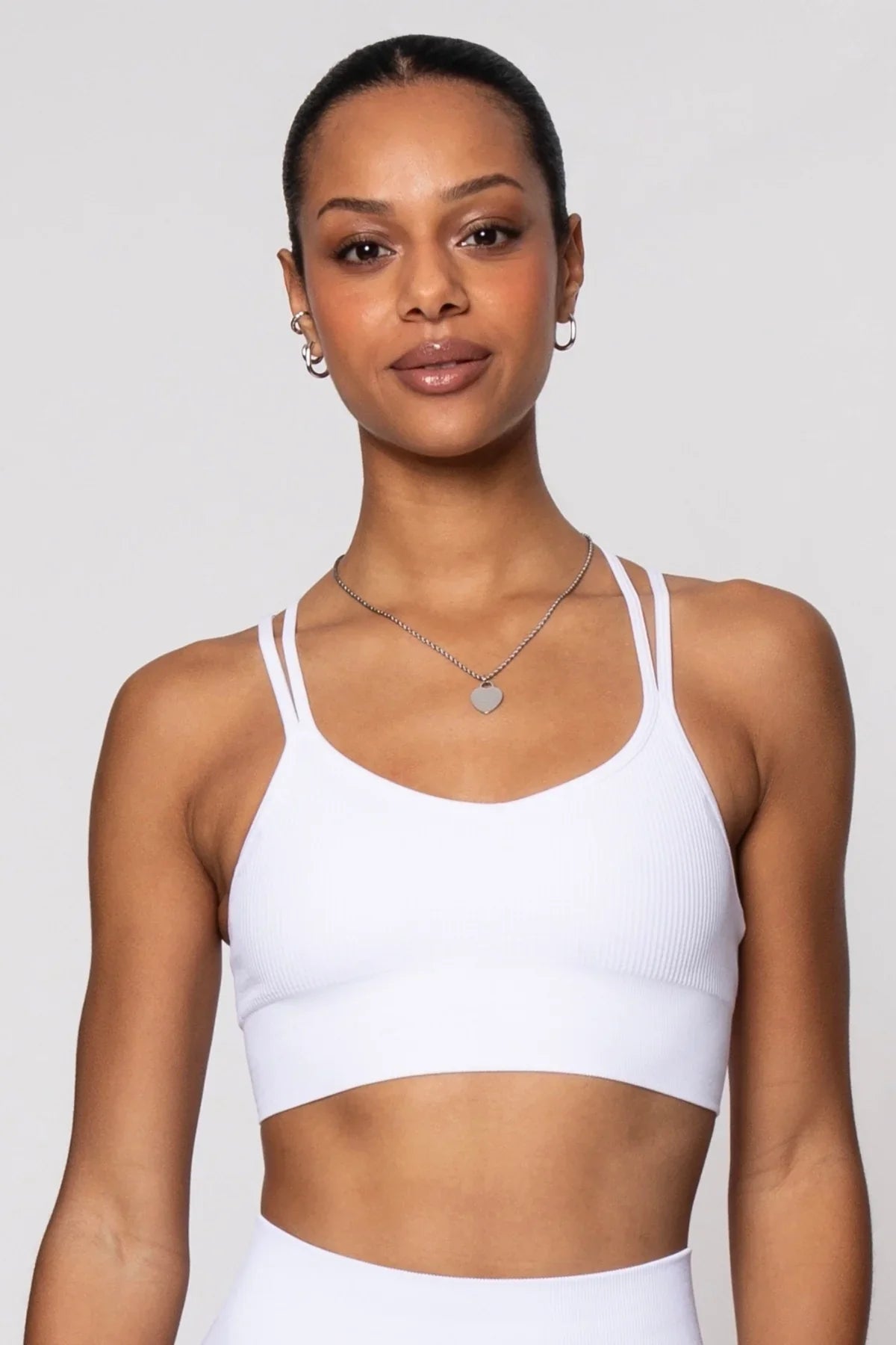 Earth Sports Bra White