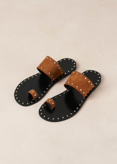 Riley Leather Sandals Brown
