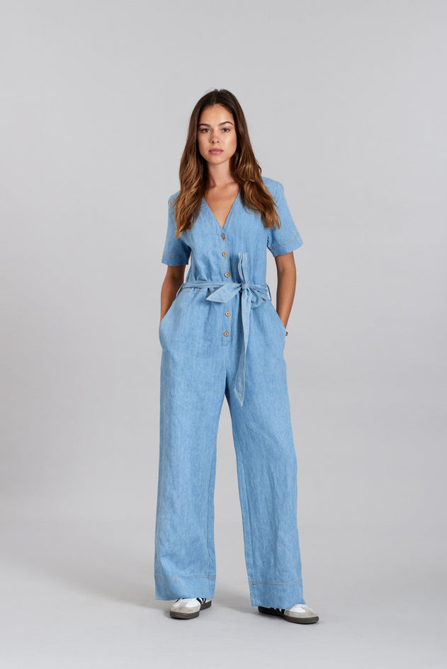 Elouise Jumpsuit Light Wash