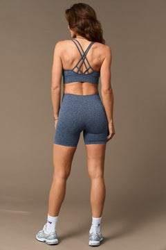 Earth Sports Bra Navy Blue