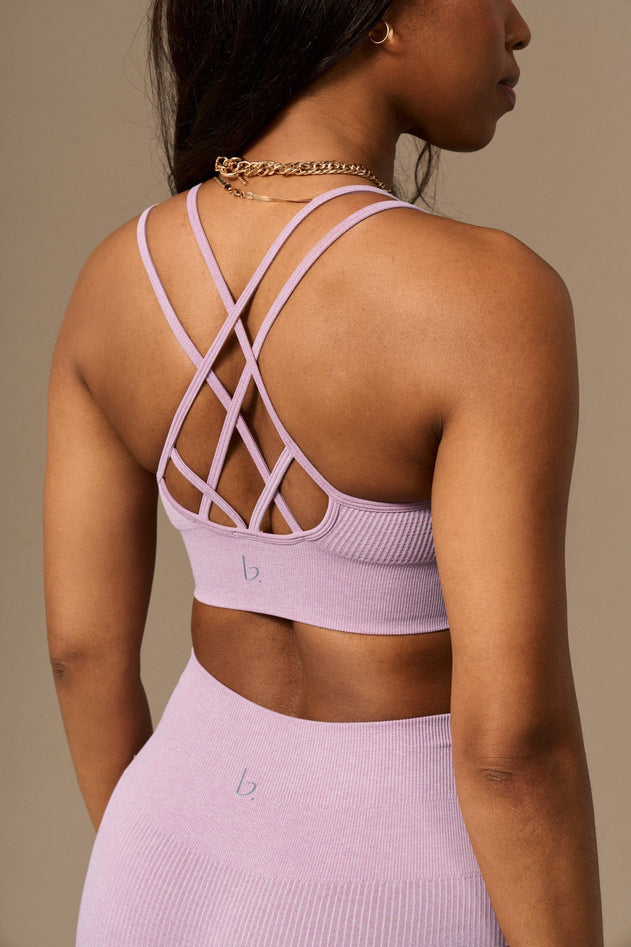 Earth Sports Bra Rose Pink