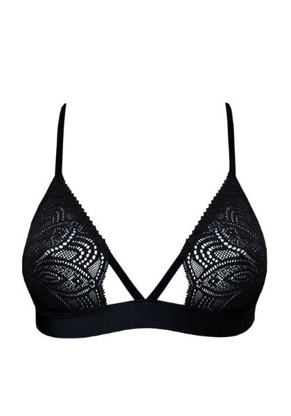 Earth Triangle Bra Black