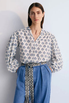Women's Eleni Blouse Blue Hyacinth
