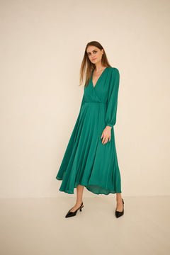 Magnolia Dress Emerald Green