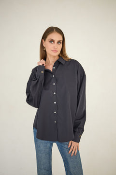 Classic Oversized Shirt Black