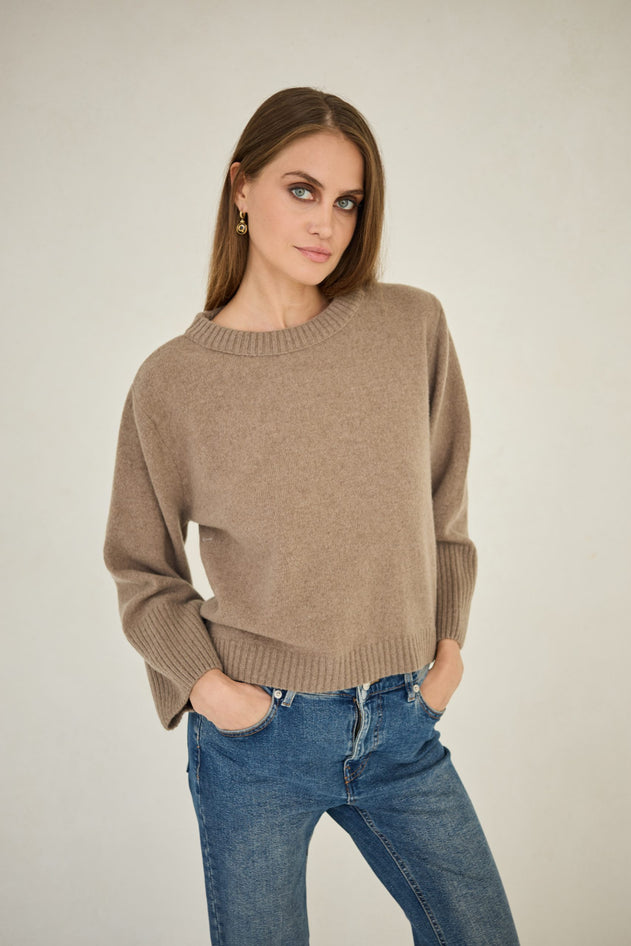 Cashmere Sweater Verona Taupe