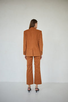 Corduroy Jacket Cognac Brown