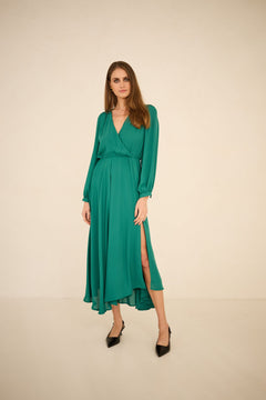 Magnolia Dress Emerald Green