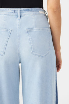 Blink Wide Cropped Jeans Two Tone