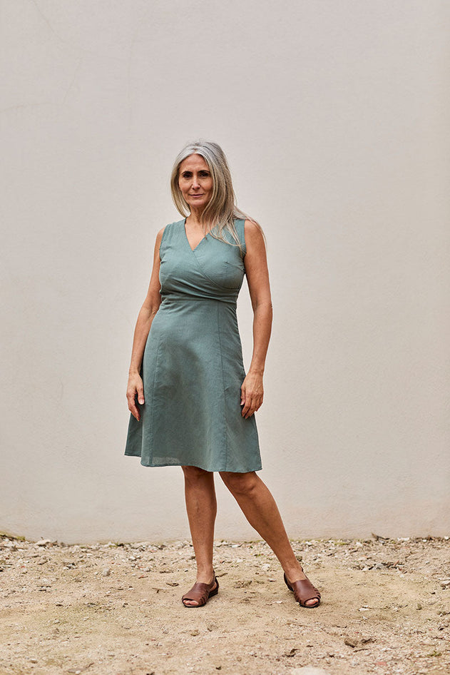 Fara Dress Aquamarine Blue