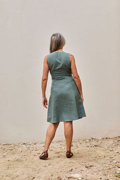 Fara Dress Aquamarine Blue