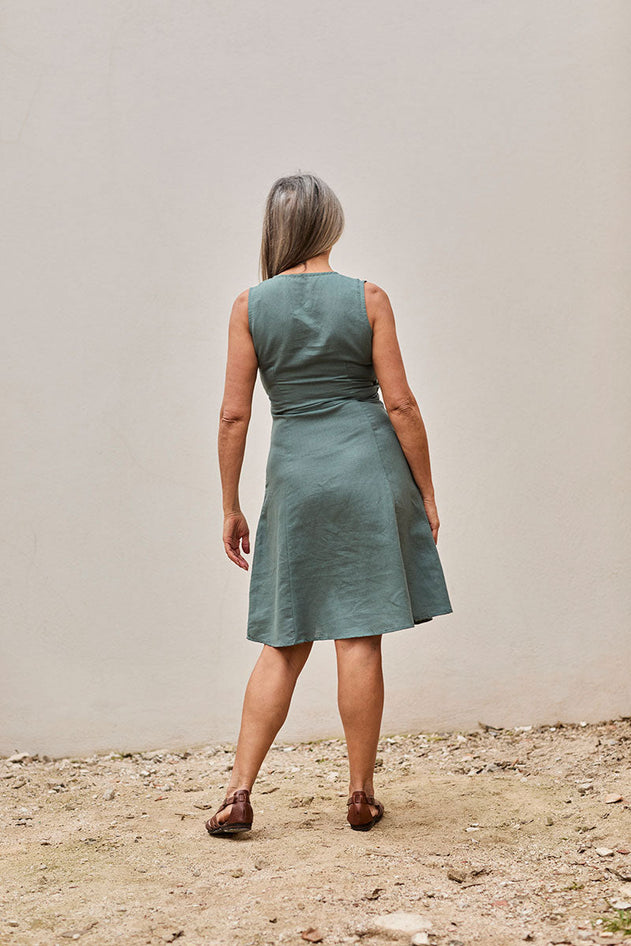 Fara Dress Aquamarine Blue